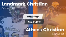 Matchup: Landmark Christian vs. Athens Christian  2018