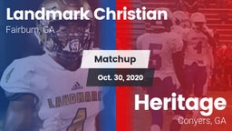 Matchup: Landmark Christian vs. Heritage  2020