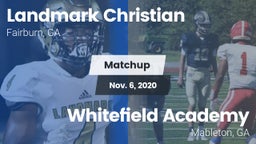 Matchup: Landmark Christian vs. Whitefield Academy 2020