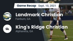 Recap: Landmark Christian  vs. King's Ridge Christian  2021