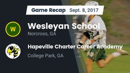 Recap: Wesleyan School vs. Hapeville Charter Career Academy 2017