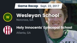 Recap: Wesleyan School vs. Holy Innocents' Episcopal School 2017