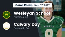 Recap: Wesleyan School vs. Calvary Day  2017