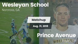 Matchup: Wesleyan School vs. Prince Avenue  2018