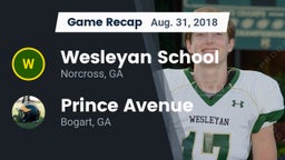 Recap: Wesleyan School vs. Prince Avenue  2018