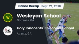 Recap: Wesleyan School vs. Holy Innocents' Episcopal School 2018
