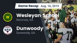 Recap: Wesleyan School vs. Dunwoody  2019