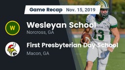 Recap: Wesleyan School vs. First Presbyterian Day School 2019