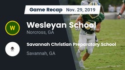 Recap: Wesleyan School vs. Savannah Christian Preparatory School 2019