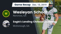 Recap: Wesleyan School vs. Eagle's Landing Christian Academy  2019
