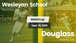 Matchup: Wesleyan School vs. Douglass  2020