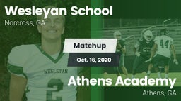 Matchup: Wesleyan School vs. Athens Academy 2020