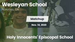 Matchup: Wesleyan School vs. Holy Innocents' Episcopal School 2020