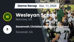 Recap: Wesleyan School vs. Savannah Christian Preparatory School 2020