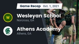 Recap: Wesleyan School vs. Athens Academy 2021