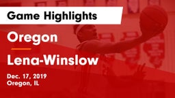 Oregon  vs Lena-Winslow  Game Highlights - Dec. 17, 2019