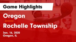 Oregon  vs Rochelle Township  Game Highlights - Jan. 16, 2020