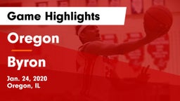 Oregon  vs Byron  Game Highlights - Jan. 24, 2020