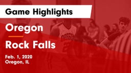 Oregon  vs Rock Falls  Game Highlights - Feb. 1, 2020