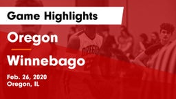 Oregon  vs Winnebago  Game Highlights - Feb. 26, 2020