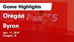 Oregon  vs Byron  Game Highlights - Jan. 11, 2019
