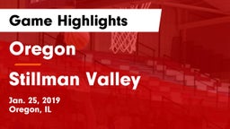 Oregon  vs Stillman Valley Game Highlights - Jan. 25, 2019
