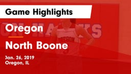 Oregon  vs North Boone  Game Highlights - Jan. 26, 2019
