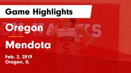 Oregon  vs Mendota  Game Highlights - Feb. 2, 2019
