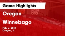 Oregon  vs Winnebago  Game Highlights - Feb. 6, 2019