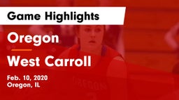 Oregon  vs West Carroll Game Highlights - Feb. 10, 2020