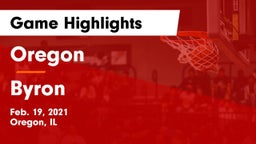 Oregon  vs Byron  Game Highlights - Feb. 19, 2021