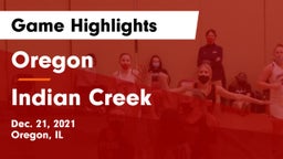 Oregon  vs Indian Creek Game Highlights - Dec. 21, 2021