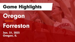 Oregon  vs Forreston  Game Highlights - Jan. 31, 2023