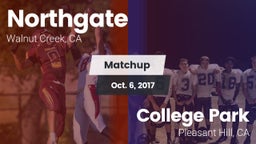 Matchup: Northgate High vs. College Park  2017
