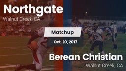 Matchup: Northgate High vs. Berean Christian  2017