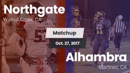 Matchup: Northgate High vs. Alhambra  2017