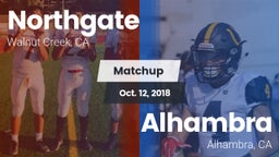 Matchup: Northgate High vs. Alhambra  2018