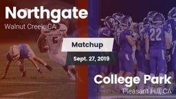 Matchup: Northgate High vs. College Park  2019