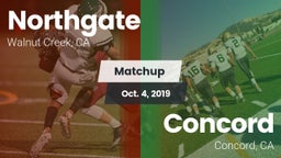 Matchup: Northgate High vs. Concord  2019