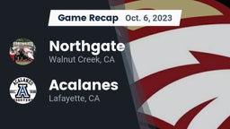 Recap: Northgate  vs. Acalanes  2023