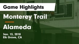 Monterey Trail  vs Alameda  Game Highlights - Jan. 13, 2018