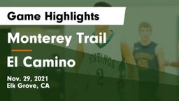 Monterey Trail  vs El Camino  Game Highlights - Nov. 29, 2021