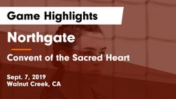 Northgate  vs Convent of the Sacred Heart Game Highlights - Sept. 7, 2019