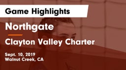 Northgate  vs Clayton Valley Charter  Game Highlights - Sept. 10, 2019