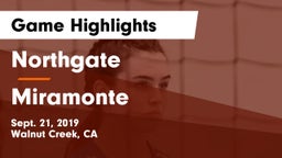 Northgate  vs Miramonte  Game Highlights - Sept. 21, 2019