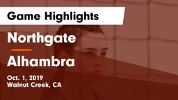 Northgate  vs Alhambra Game Highlights - Oct. 1, 2019