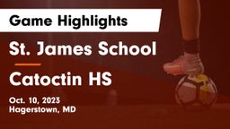 St. James School vs Catoctin HS Game Highlights - Oct. 10, 2023