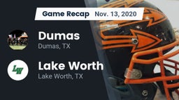 Recap: Dumas  vs. Lake Worth  2020
