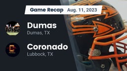 Recap: Dumas  vs. Coronado  2023