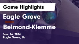 Eagle Grove  vs Belmond-Klemme  Game Highlights - Jan. 16, 2024